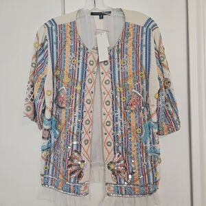 Embellished Multicolor Jacket